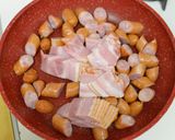 ウインナーとキャベツのマヨたま炒め作り方1写真