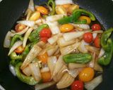 鶏肉と夏野菜の甘酢炒め作り方6写真