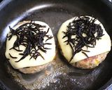 ズッキーニと姫ひじきのチーズハンバーグ作り方10写真
