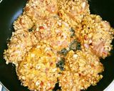 ヘルシー揚げないナッツ衣の鶏カツのぉ弁当作り方4写真