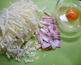 簡単！ベーコンキャベツ焼き作り方1写真
