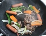 BBQ・焼肉の〆はパラッと☆焼きそば！作り方3写真