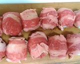 我が家の特製♡肉巻きおにぎり♪作り方2写真