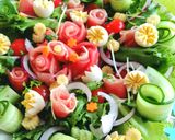 お花畑サラダ 記念日・パーティーなどに作り方7写真