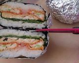 エビカツおにぎらず作り方3写真