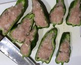 鶏胸挽肉で和風ピーマン肉詰め&つくね♡作り方3写真