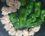 鶏胸挽肉で和風ピーマン肉詰め&つくね♡作り方4写真