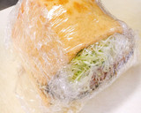油揚げで！肉巻きトマトと半熟卵のサンド作り方33写真