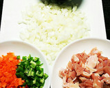 ピラフ風♪カレーの炊き込みご飯作り方1写真