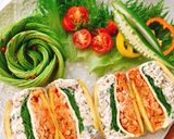 油揚げで！肉巻きトマトと半熟卵のサンド作り方37写真