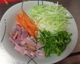 お野菜とそうめんの炒め物☆余った具材で♪作り方2写真