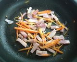 お野菜とそうめんの炒め物☆余った具材で♪作り方3写真