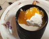 ヨーグルトプリンは砂糖なしでジャムかけて作り方3写真