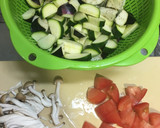 簡単☆夏野菜とツナのチーズ焼き☆作り方1写真