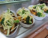 ミートソース焼/宝達志水町学校給食作り方7写真