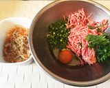 人参白滝ツナ炒めとひき肉で油揚げ詰め焼き作り方1写真