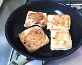 人参白滝ツナ炒めとひき肉で油揚げ詰め焼き作り方3写真