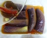 レンジで簡単＆綺麗な紫色♫茄子の煮浸し作り方6写真