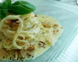 アスパラ缶詰で冷製パスタヴィシソワーズ風作り方3写真