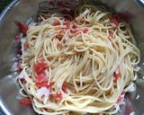 超カンタン、生トマトのスパゲティ作り方6写真