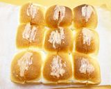 夏休みランチ！明太子フランス☆ちぎりパン作り方15写真