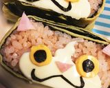 キャラ弁☆ジバニャンオムライスおにぎらず作り方11写真