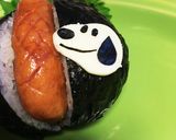 キャラ弁☆スヌーピーのパッカンおにぎり作り方5写真