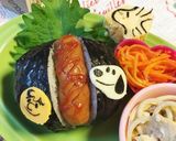 キャラ弁☆スヌーピーのパッカンおにぎり作り方7写真