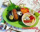 キャラ弁☆スヌーピーのパッカンおにぎり作り方8写真