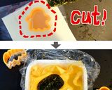 簡単ハロウィンデコ♡オムライス弁当！作り方6写真