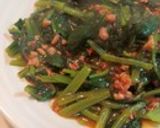 mチンゲンサイのピリ辛挽肉中華炒め作り方9写真