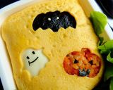 簡単ハロウィンデコ♡オムライス弁当！作り方11写真