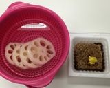 レンコン納豆のせグリル作り方1写真