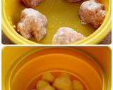 無水調理！ころころポテトのトマト肉じゃが作り方2写真