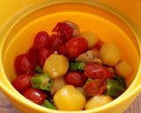 無水調理！ころころポテトのトマト肉じゃが作り方5写真