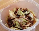 レンジで簡単♪しめじキャベツのバター醤油作り方3写真