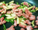 犬ご飯　牛肉と夏野菜のスタミナ丼作り方3写真
