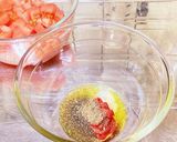 簡単☆トマトの冷製パスタ作り方4写真