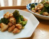 犬ご飯　鶏軟骨とブロッコリーの炒めもの作り方6写真