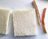 バナナと餡子クリームチーズのHOTサンド作り方1写真
