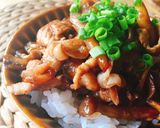 ガッツリ豚きのこ丼作り方2写真