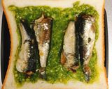 バジルとオイルサーディンのホットサンド☆作り方4写真