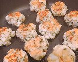 梅シソ風味のはんぺんふわふわ焼き作り方4写真