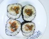 簡単♪鶏肉ときんぴらの海苔巻き作り方3写真