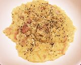 豆腐クリームで!カルボナーラ風リゾット作り方8写真