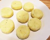 モチモチ。チーズinポテトもち♬作り方3写真