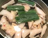 ☆生姜の鶏皮スープ☆作り方1写真