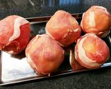 マッシュポテト&ゆで卵！肉巻き爆弾卵♡作り方5写真
