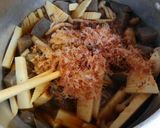 簡単！和食に蒟蒻 しめじ 筍のおかか煮♪作り方6写真