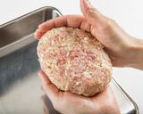 カロリー控えめ！ エノキ入りハンバーグ作り方4写真